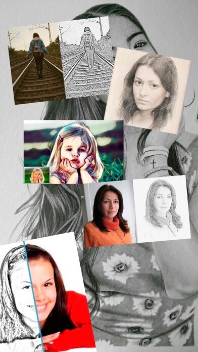 Emulate iPhone app Filter Sketch - Drawing Pencil using MyAndroid