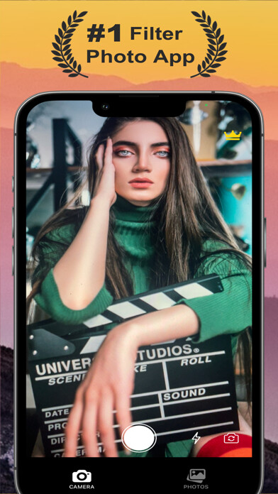 Emulate iPhone app Filters Pro - Photo Effects using MyAndroid