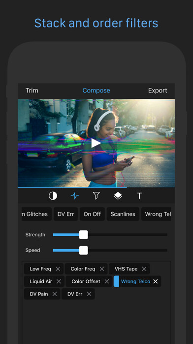 Emulate iPhone app Filter Stack - Glitch Effects using MyAndroid Emulate iPhone app Filter Stack - Glitch Effects using MyAndroid