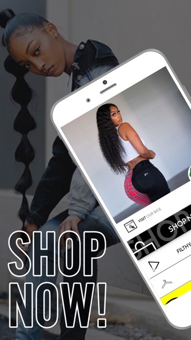 Emulate iPhone app Filthy Wealth Clothing Corp using MyAndroid