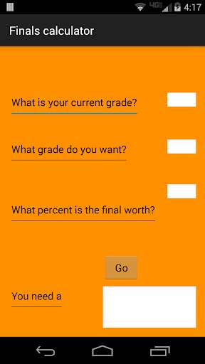 Run android online APK Final Exams Calculator from MyAndroid or emulate Final Exams Calculator using MyAndroid Run android online APK Final Exams Calculator from MyAndroid or emulate Final Exams Calculator using MyAndroid