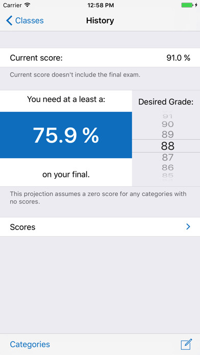 Emulate iPhone app Final Exam using MyAndroid