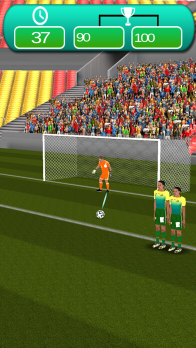 Emulate iPhone app Final Football Freekick using MyAndroid Emulate iPhone app Final Football Freekick using MyAndroid