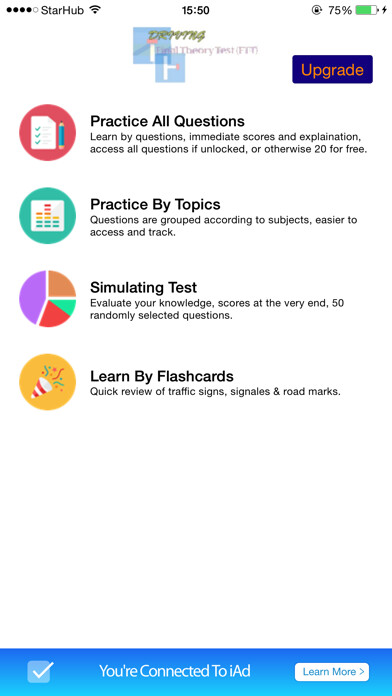 Emulate iPhone app Final Theory Test Singapore ( FTT Test SG ) using MyAndroid Emulate iPhone app Final Theory Test Singapore ( FTT Test SG ) using MyAndroid