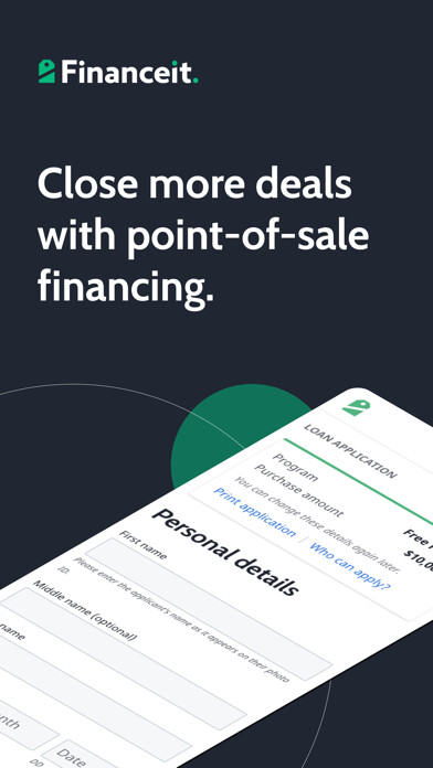 Emulate iPhone app Financeit - POS financing using MyAndroid Emulate iPhone app Financeit - POS financing using MyAndroid