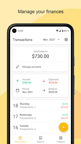 Run android online APK Finance Pro: Expense control from MyAndroid or emulate Finance Pro: Expense control using MyAndroid