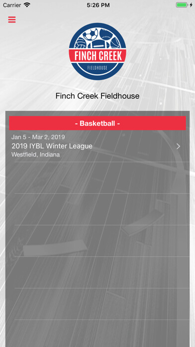 Emulate iPhone app Finch Creek Fieldhouse using MyAndroid Emulate iPhone app Finch Creek Fieldhouse using MyAndroid
