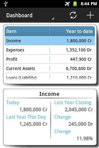 Run android online APK finCom for Tally from MyAndroid or emulate finCom for Tally using MyAndroid
