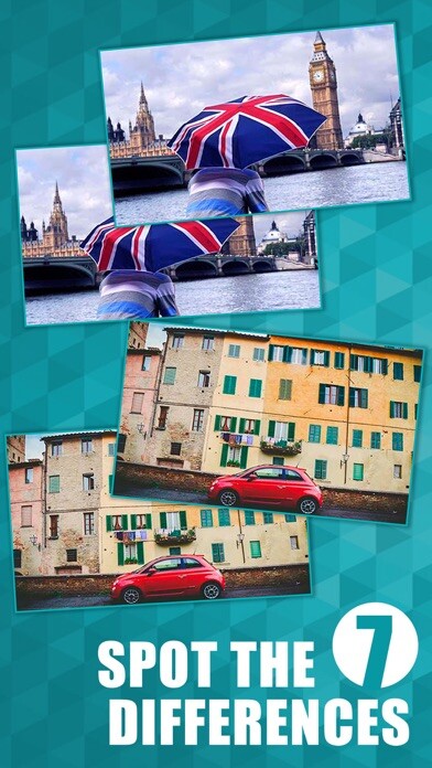 Emulate iPhone app Find 7 differences puzzle game using MyAndroid