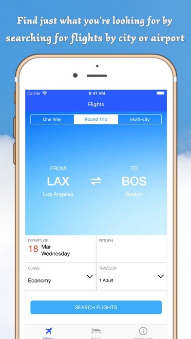 Emulate iPhone app Find Airlines Flights using MyAndroid Emulate iPhone app Find Airlines Flights using MyAndroid