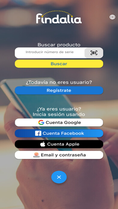 Emulate iPhone app Findalia-Guarantees & invoices using MyAndroid Emulate iPhone app Findalia-Guarantees & invoices using MyAndroid