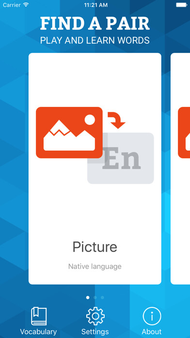 Emulate iPhone app Find a Pair - Play and Learn using MyAndroid
