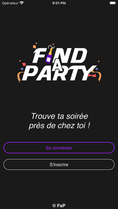 Emulate iPhone app Find a Party using MyAndroid