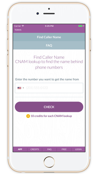 Emulate iPhone app Find Caller Name using MyAndroid