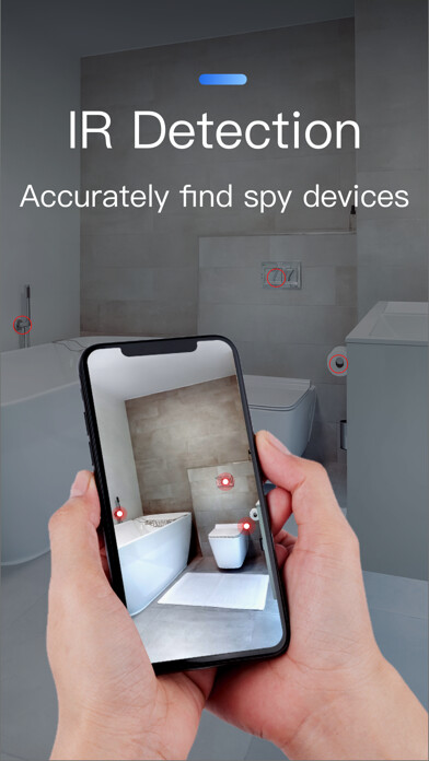 Emulate iPhone app FindCam:Hidden Camera Detector using MyAndroid