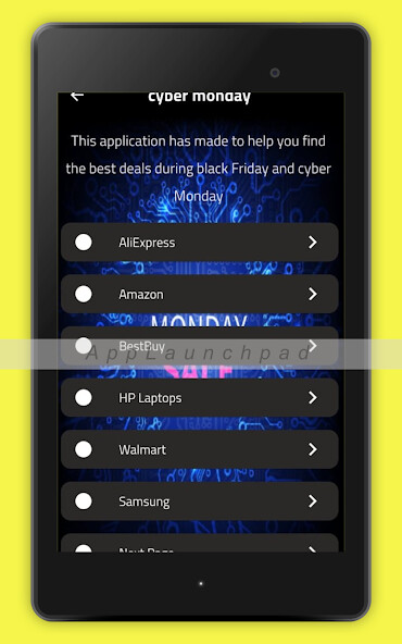 Run android online APK Find cybermondays deals from MyAndroid or emulate Find cybermondays deals using MyAndroid Run android online APK Find cybermondays deals from MyAndroid or emulate Find cybermondays deals using MyAndroid