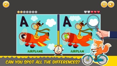 Emulate iPhone app Find Differences alphabet game using MyAndroid Emulate iPhone app Find Differences alphabet game using MyAndroid