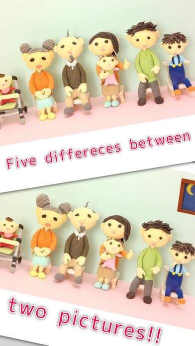 Emulate iPhone app Find Differences - Clay Art - using MyAndroid