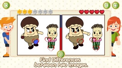 Emulate iPhone app Find Differences Cute Cartoon using MyAndroid Emulate iPhone app Find Differences Cute Cartoon using MyAndroid
