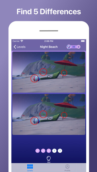 Emulate iPhone app Find Differences from Game using MyAndroid