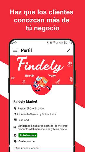 Run android online APK Findely Negocios from MyAndroid or emulate Findely Negocios using MyAndroid