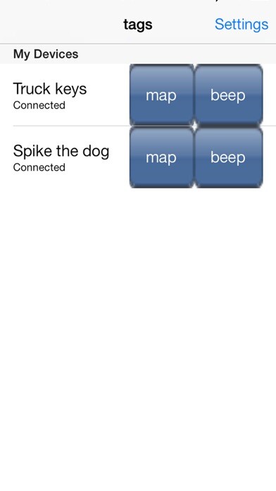 Emulate iPhone app Findertag using MyAndroid