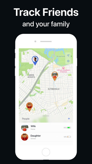 Emulate iPhone app Find Friends & Family, Locator using MyAndroid