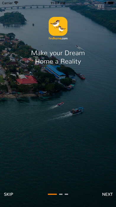 Emulate iPhone app FindHome Property Search using MyAndroid
