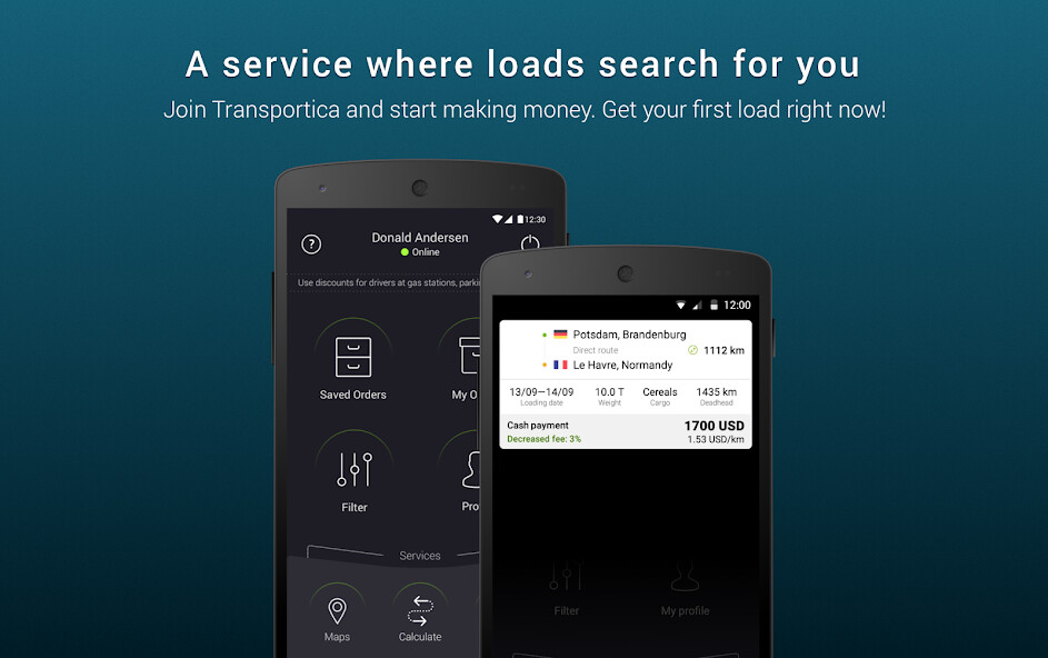 Run android online APK Find loads TRansportica Driver from MyAndroid or emulate Find loads TRansportica Driver using MyAndroid Run android online APK Find loads TRansportica Driver from MyAndroid or emulate Find loads TRansportica Driver using MyAndroid