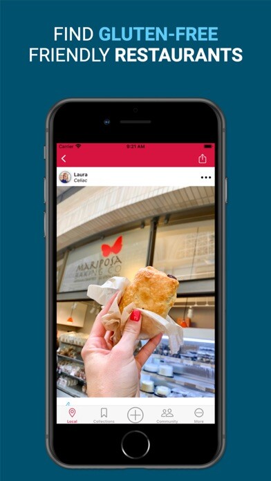 Emulate iPhone app Find Me Gluten Free using MyAndroid