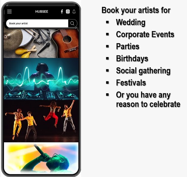 Run android online APK Find Musicians Singers Dancers Host DJs - Hubsee from MyAndroid or emulate Find Musicians Singers Dancers Host DJs - Hubsee using MyAndroid Run android online APK Find Musicians Singers Dancers Host DJs - Hubsee from MyAndroid or emulate Find Musicians Singers Dancers Host DJs - Hubsee using MyAndroid
