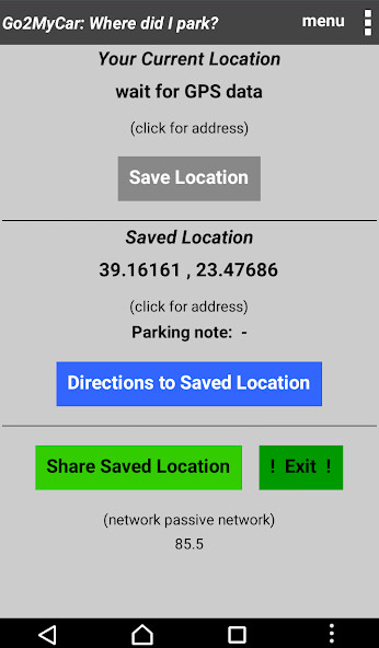 Emulate Android APK Find My Car :Parking Reminder Emulate Android APK Find My Car :Parking Reminder