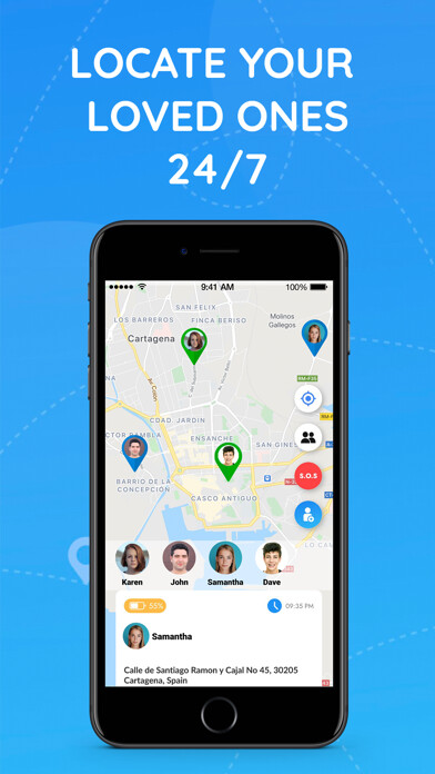 Emulate iPhone app Find my Friends, Family Phone using MyAndroid