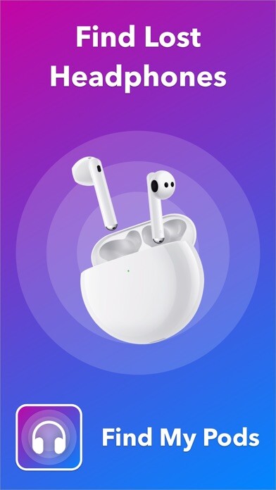 Emulate iPhone app Find My Pods・Device Air Finder using MyAndroid