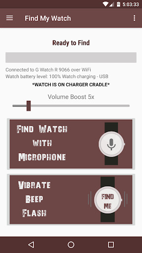 Run android online APK Find My Watch for Android Wear from MyAndroid or emulate Find My Watch for Android Wear using MyAndroid Run android online APK Find My Watch for Android Wear from MyAndroid or emulate Find My Watch for Android Wear using MyAndroid
