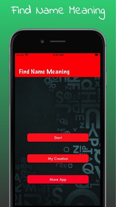 Emulate iPhone app Find Name Meaning using MyAndroid Emulate iPhone app Find Name Meaning using MyAndroid