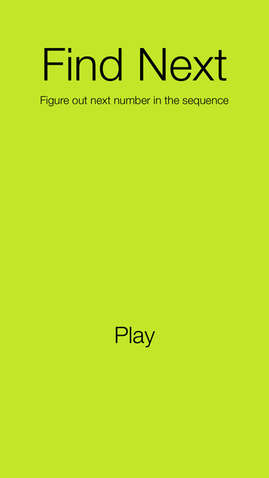 Emulate iPhone app Find Next Number in Series -A sequence solver easy maths puzzle using MyAndroid Emulate iPhone app Find Next Number in Series -A sequence solver easy maths puzzle using MyAndroid