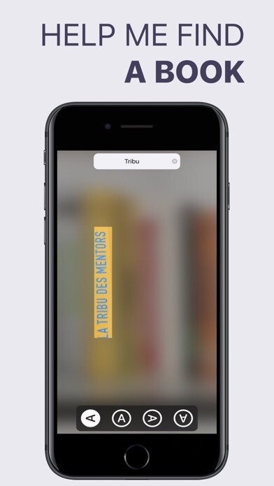 Emulate iPhone app Findr - Easy book finder using MyAndroid