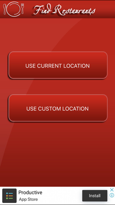 Emulate iPhone app Find Restaurants using MyAndroid Emulate iPhone app Find Restaurants using MyAndroid