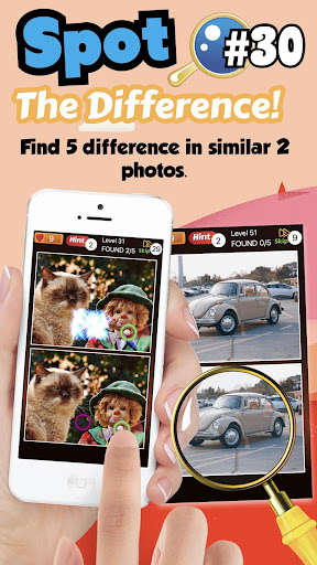 Run android online APK Find Spot The Difference #30 from MyAndroid or emulate Find Spot The Difference #30 using MyAndroid