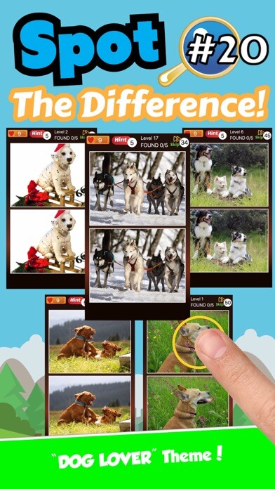 Emulate iPhone app Find Spot The Differences using MyAndroid