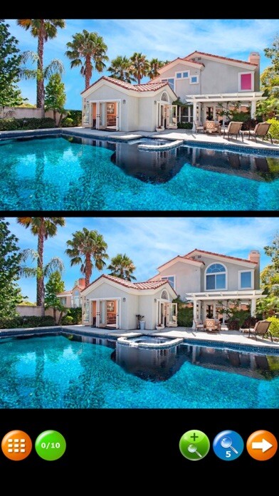 Emulate iPhone app Find the Differences Puzzle using MyAndroid