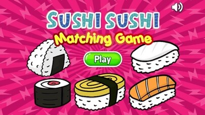 Emulate iPhone app Find the pair sushi-free matching games for kids using MyAndroid