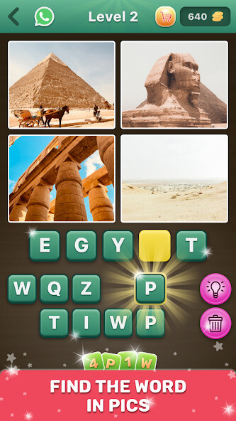 Emulate Android APK Find the Word in Pics