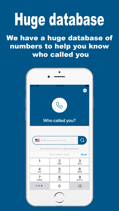 Emulate iPhone app Find true Caller-number lookup using MyAndroid