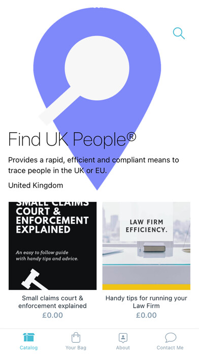 Emulate iPhone app Find UK People® using MyAndroid