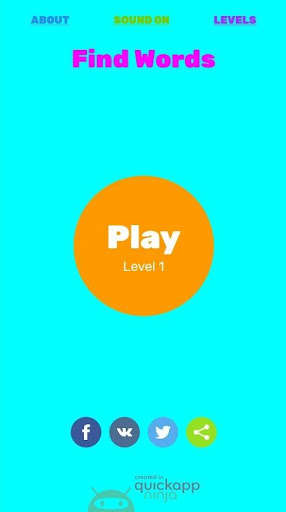 Run android online APK Find Words Game from MyAndroid or emulate Find Words Game using MyAndroid Run android online APK Find Words Game from MyAndroid or emulate Find Words Game using MyAndroid