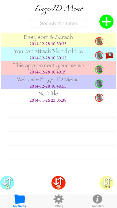 Emulate iPhone app FingerID Password Memo using MyAndroid Emulate iPhone app FingerID Password Memo using MyAndroid