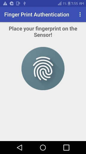 Run android online APK FINGER PRINT AUTHENTICATION from MyAndroid or emulate FINGER PRINT AUTHENTICATION using MyAndroid