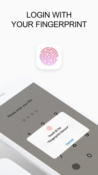 Emulate iPhone app Fingerprint Lock Hide Message using MyAndroid